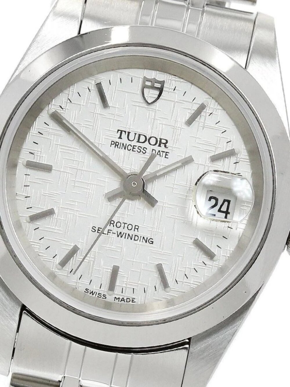 TUDOR Princess 92400 Date Silver Dial Automatic Ladies Watch